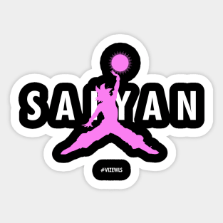 Saiyan Rose Jumpman Sticker